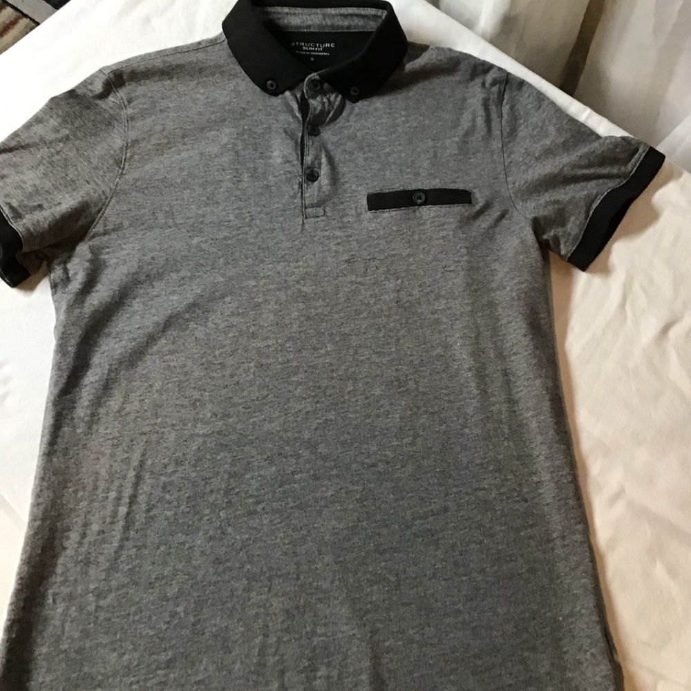 Structure- slim fit young men’s polo shirt